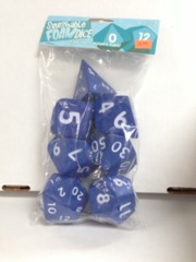 2 inch Squishable Dice Set, Blue